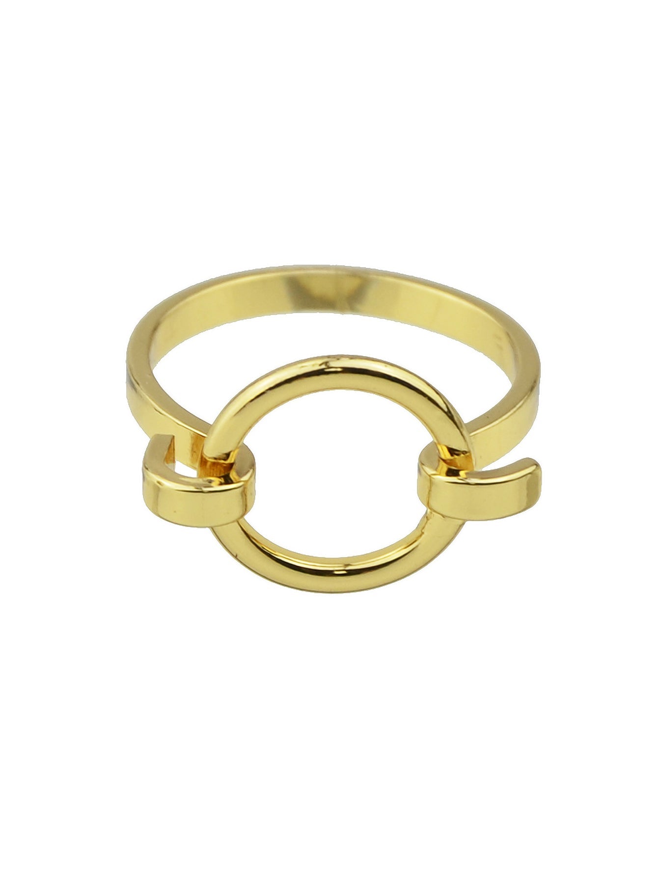 Hippie Jewellery Gold Silver Circle Metal Finger Ring Cool Punk Accessories Gift