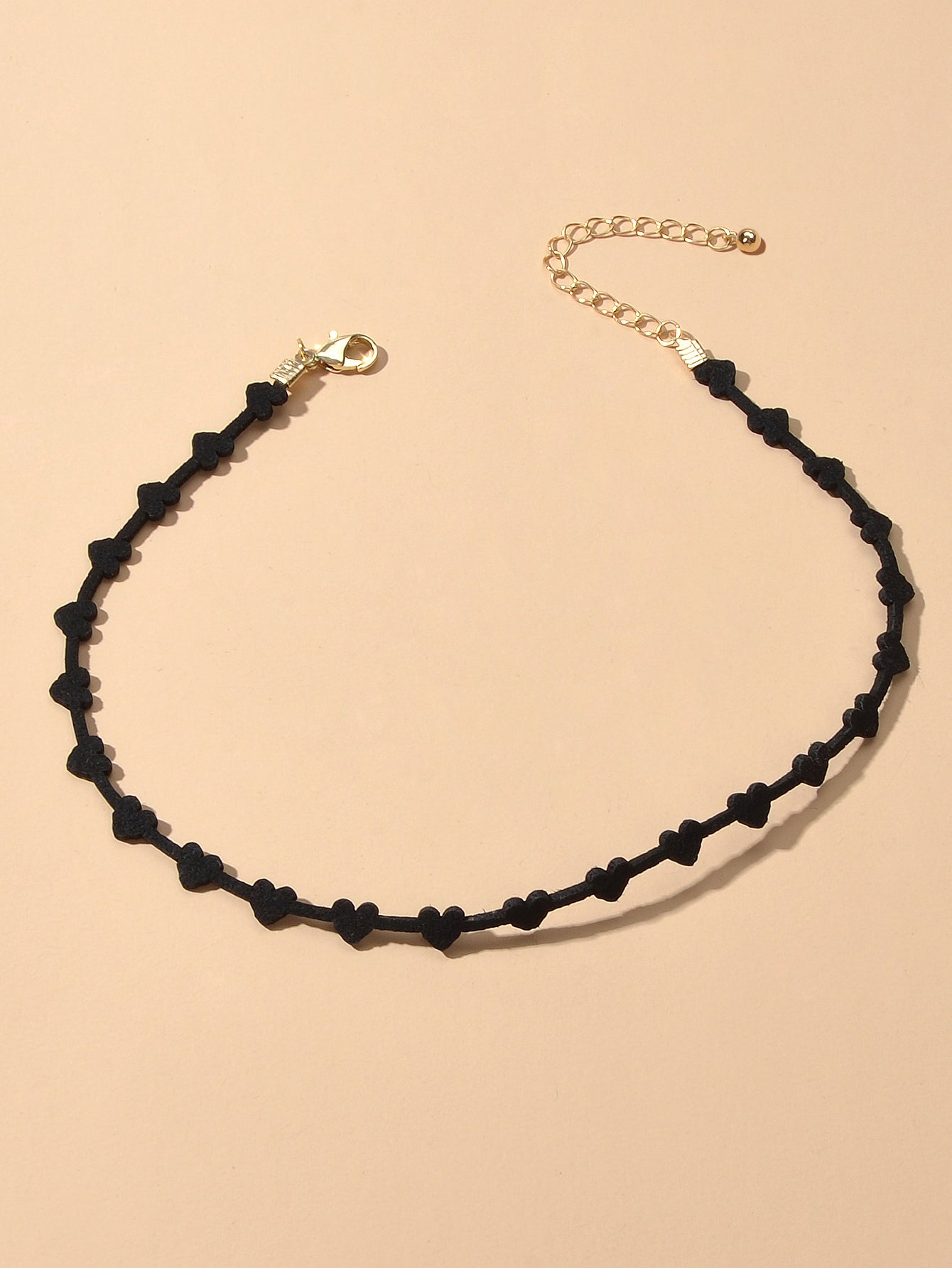 Black Heart Choker Tattoos Necklace Gothic Grunge Collar Retro Punk Jewellery