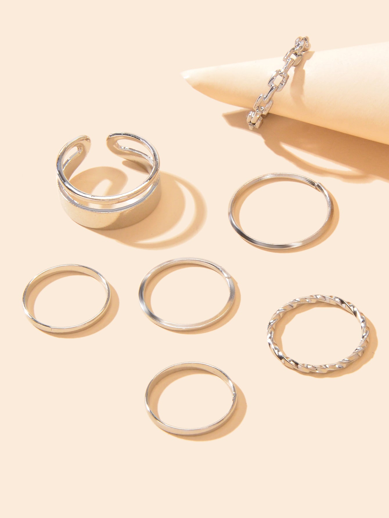 7 pcs Knuckle Stackable Joint Finger Boho Vintage Midi Rings Set Size Mixed Gift