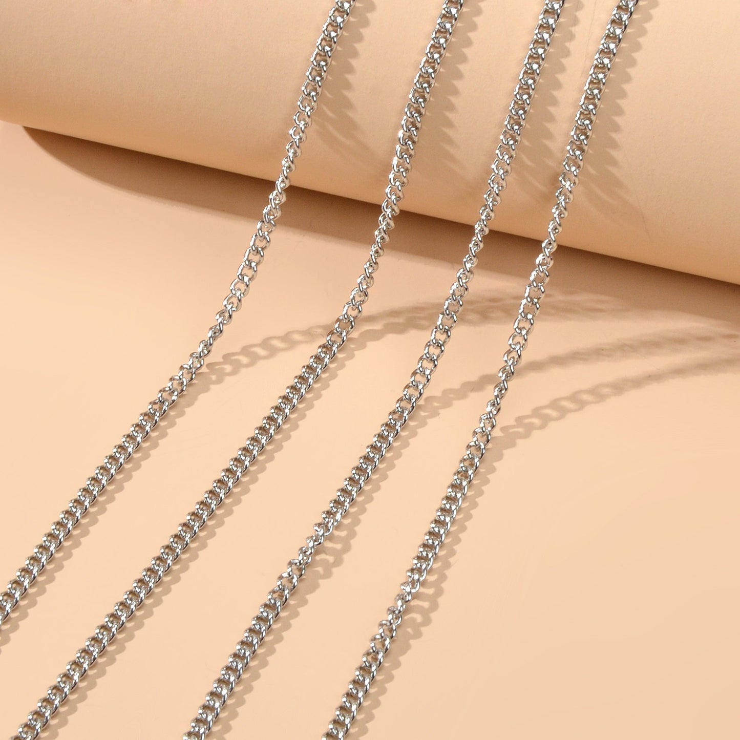 Sexy Beach Silver Chain Body Jewellery Layered Chest Harness Belly Body Chain