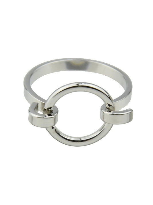 Hippie Jewellery Gold Silver Circle Metal Finger Ring Cool Punk Accessories Gift