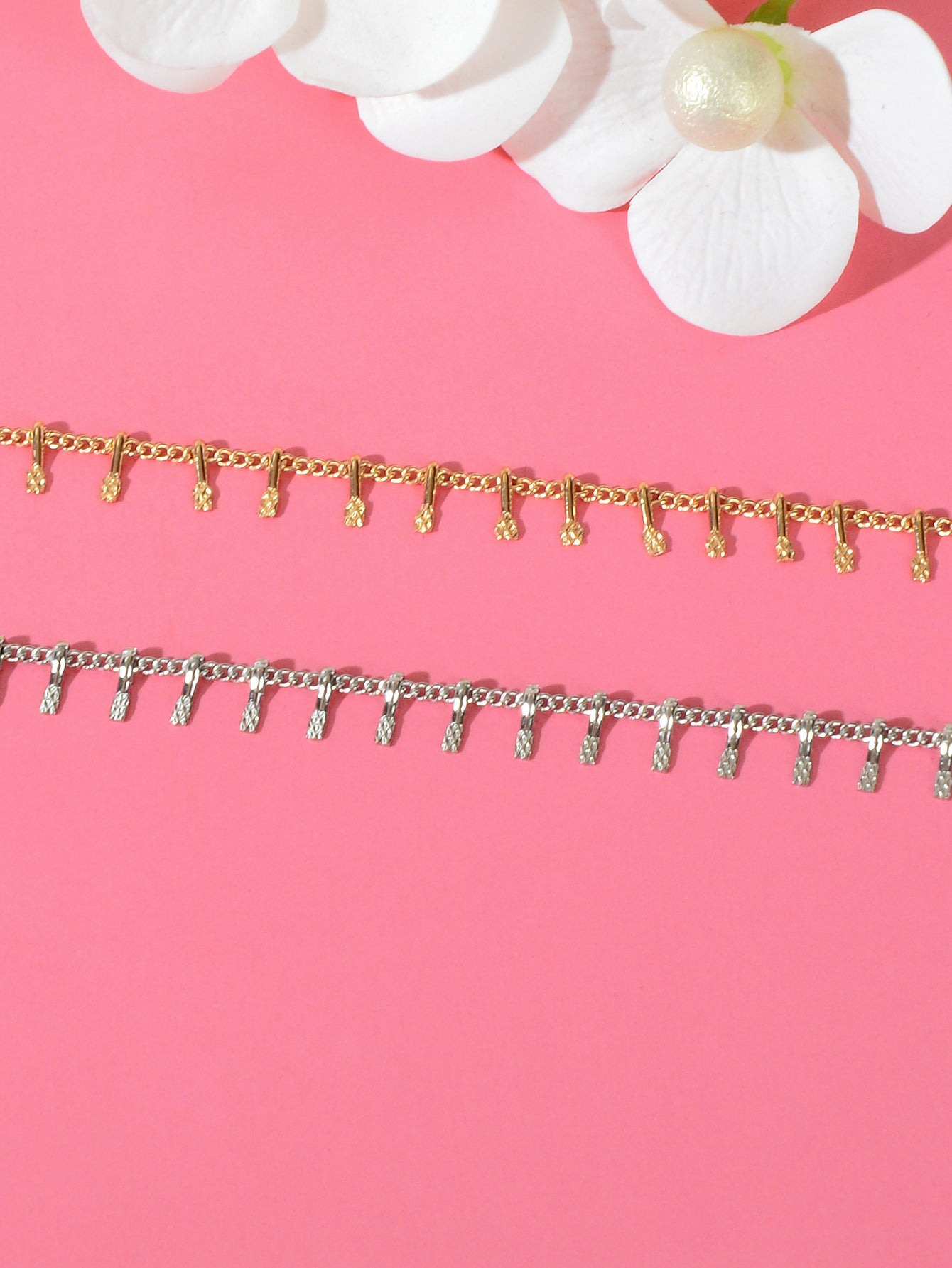 2pcs Valentine's Day Gift Beach Anklets Matching Couple Best Friend Foot Jewelry