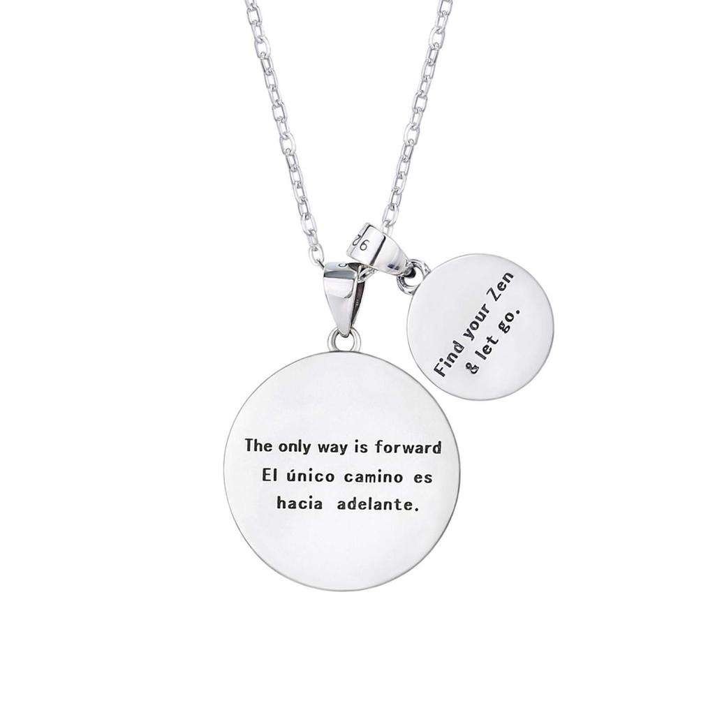 Only way is forward compass Necklace