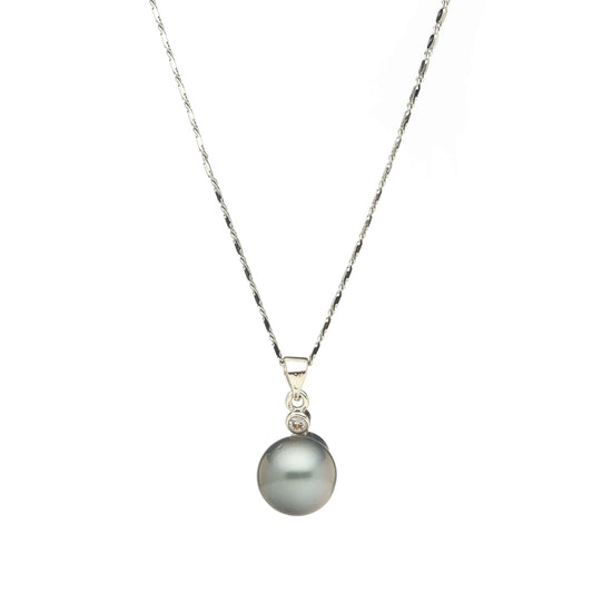 Tahitian South Sea Black Pearls Mittagong Pendant12-13 mm AA